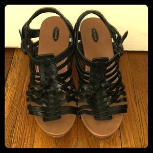 Women’s Dr Scholl’s Black Wedges Size 8